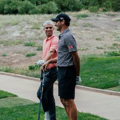“Federer es mejor que yo en golf, su swing...”