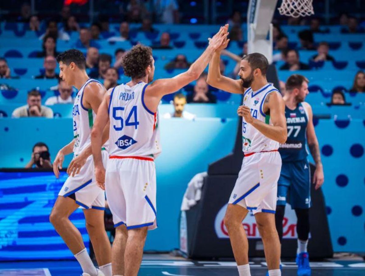 Darius Thompson, en un momento del partido ante Eslovenia en octavos del Eurobasket.