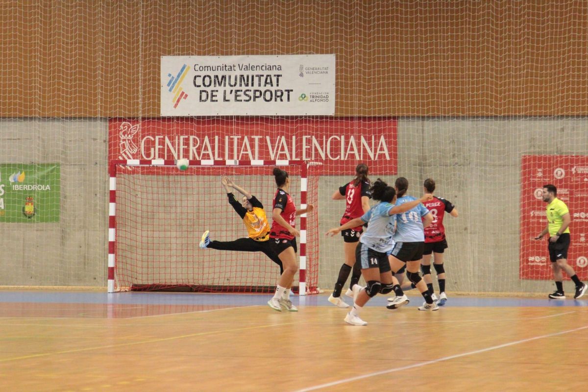 Una acción del partido frente al Zonzamas.