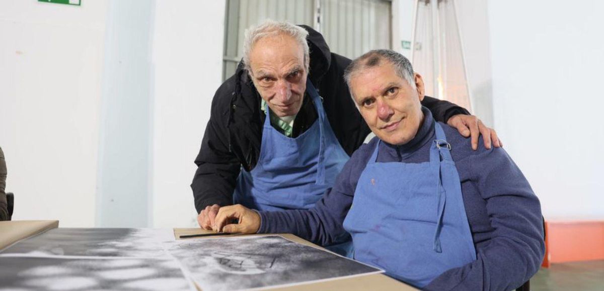Ramón Suárez, en el centro, y José Ruiz.