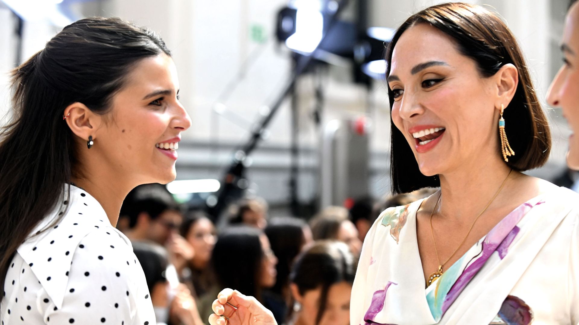 En el evento coincidió con Tana Rivera