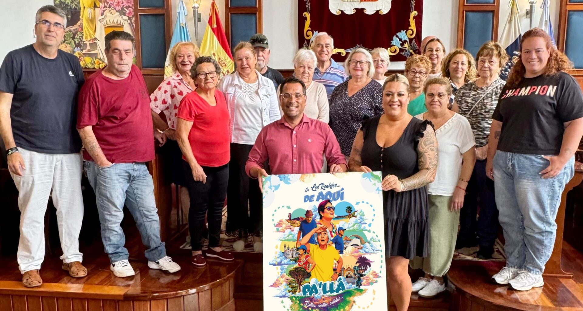 Las once asociaciones de Mayores de Los Realejos estrenan el proyecto ‘De aquí pa’llá’