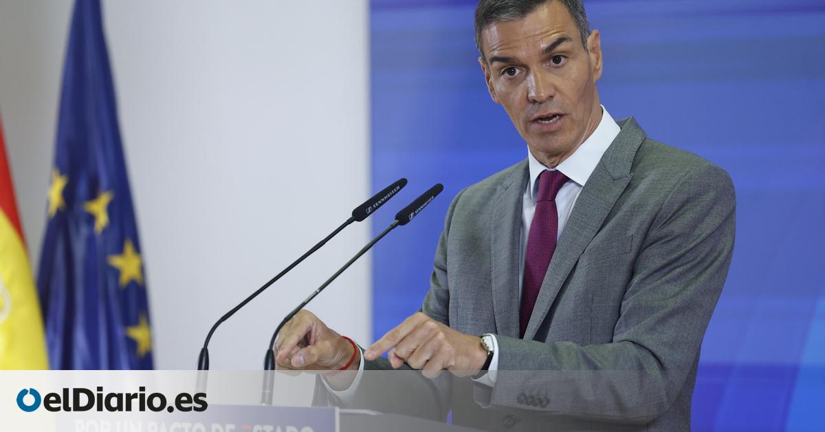 Sánchez comparece a las 9.00 horas en Moncloa para anunciar medidas "contra el genocidio en Gaza"