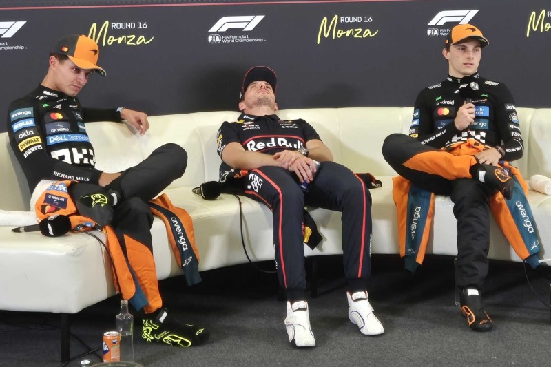 Lando Norris, Max Verstappen, Oscar Piastri