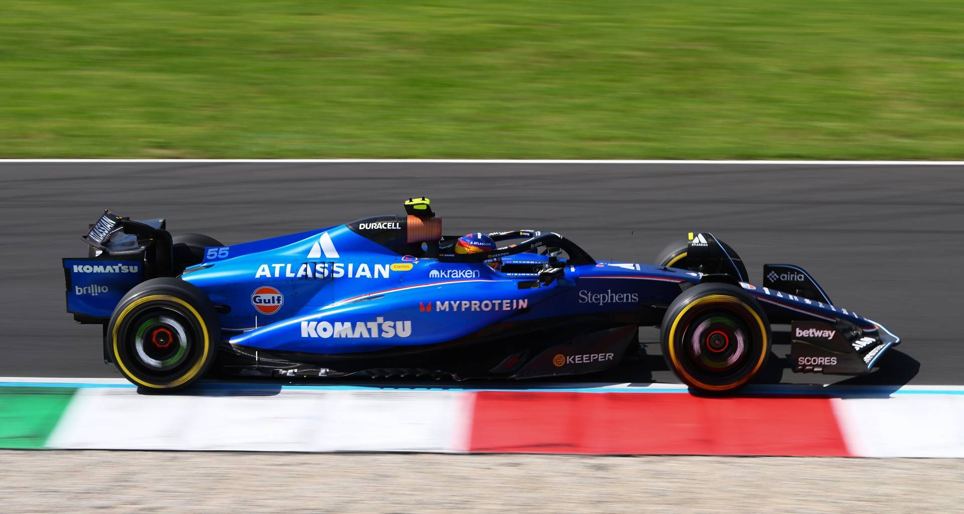 Las dificultades del FW47 con goma blanda limitan a Carlos Sainz en la clasificación del GP de Italia