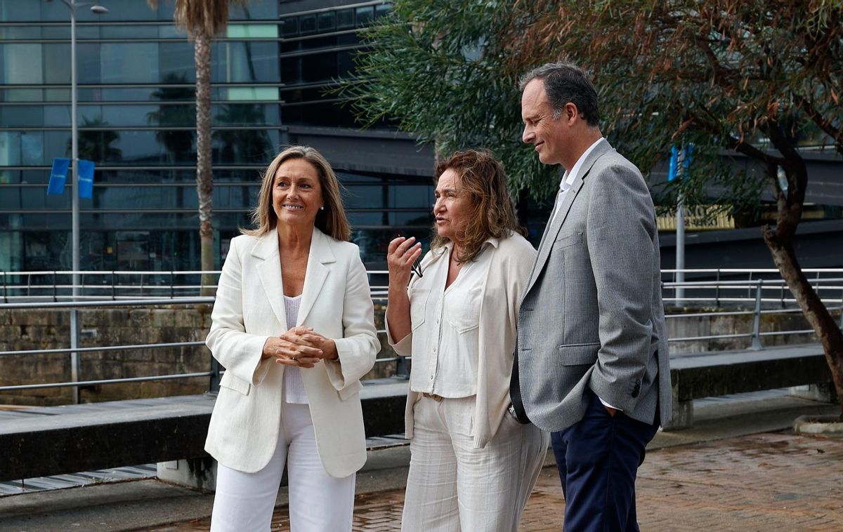 Luis Sánchez, Ana Ortiz y Carlos Botana en los anuncios sobre el próximo Galicia Fest.