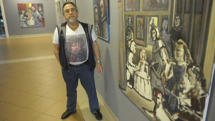 Eduardo Fernández Rivas en la inauguración de una exposición en A Coruña.