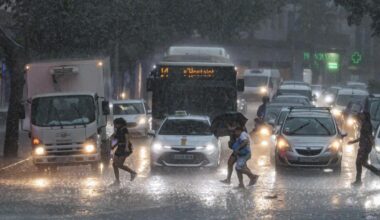 lluvias torrenciales y tormentas muy fuertes dejarán hasta 140 litros