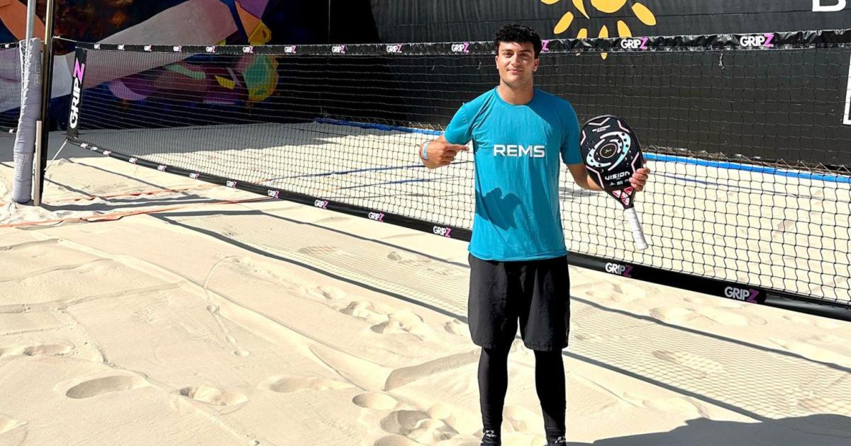 Sergi Bagur, de Brasil al Mundial de tenis playa