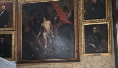 Un Van Dyck, expuesto al polvo de las obras en el edificio de Cort