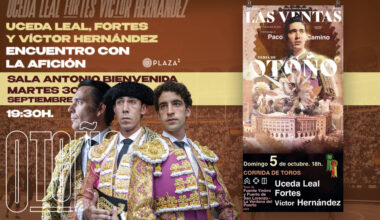 Uceda Leal, Fortes y Víctor Hernández, encuentro con la afición este martes en Las Ventas