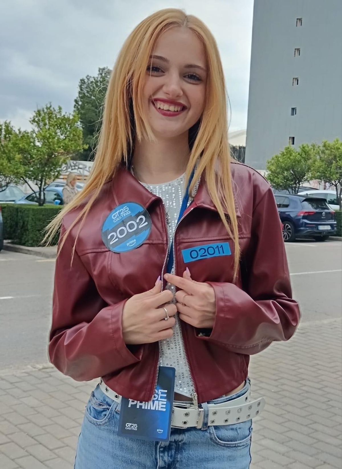 Lucía, en la primera fase del casting de OT, que se celebró en Feria Valencia.