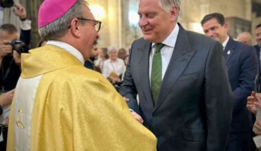 Francisco Cañizares acompaña a D. Abilio Martínez en su toma de posesión como nuevo obispo en Ciudad Real