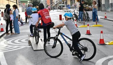 Más de 700 alumnos participarán en la formación ciclista de Bilbao