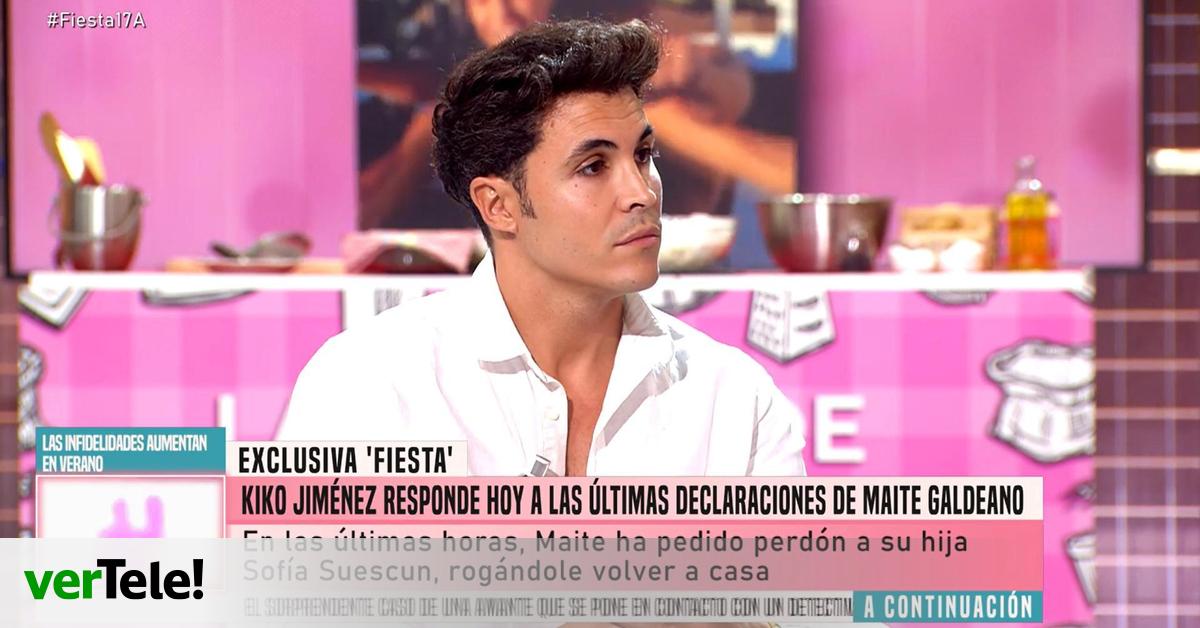 'Fiesta' reconoce que las declaraciones que atribuyó a Kiko Jiménez no eran suyas: "Lo teníamos que aclarar"