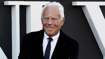 Giorgio Armani, que nunca tuvo