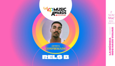 De la isla a Valencia: Rels B actuará en LOS40 Music Awards Santander 2025 | Eventos LOS40