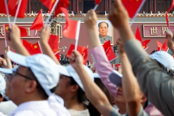 La población de China se
