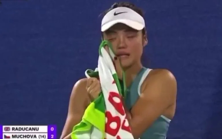 Emma Raducanu y su crisis nerviosa en pleno partido en Dubai
