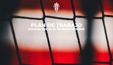 Plan de trabajo hasta el 28 de septiembre | Real Sporting