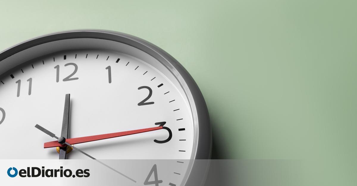 la fecha en que se atrasan los relojes