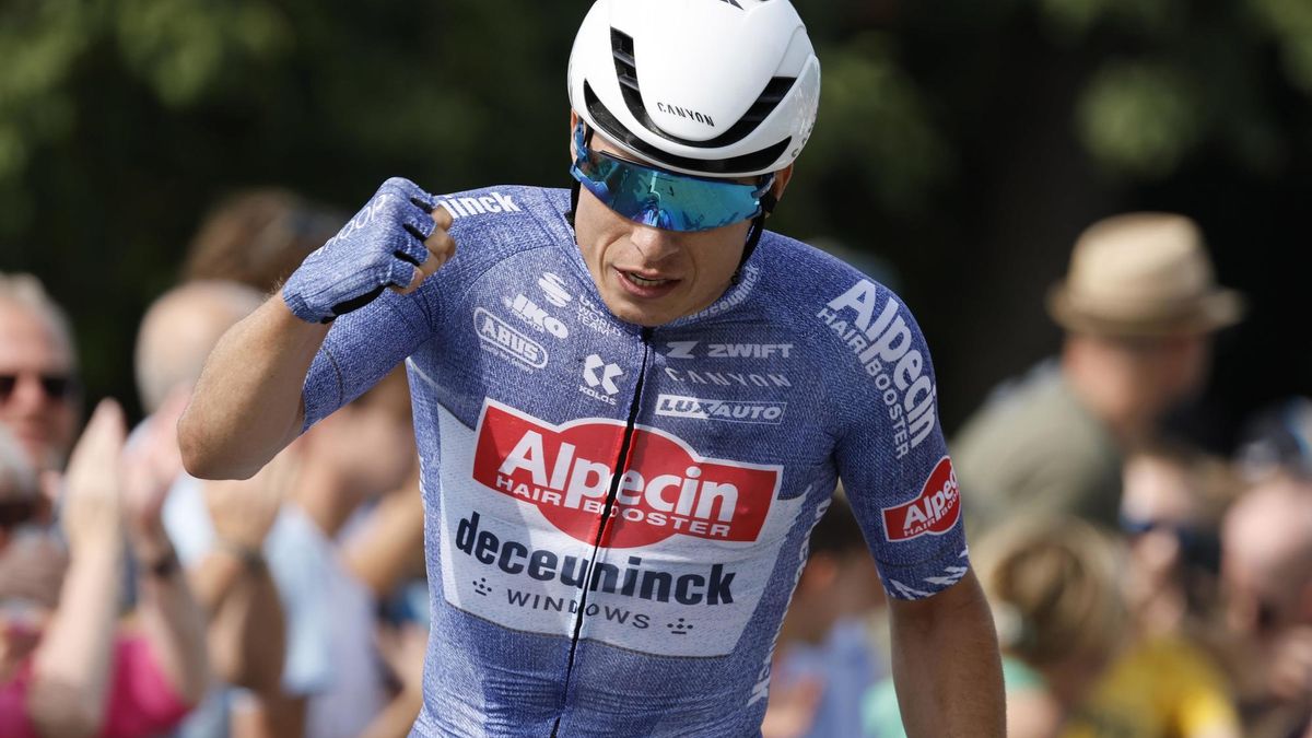 Jasper Philipsen,  en una imagen de archivo.