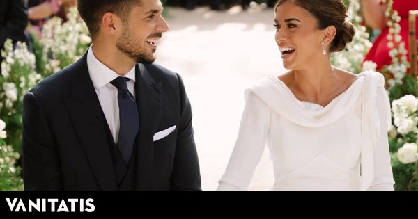 vestido de novia de Lorenzo Caprile, invitados vip y en el castillo de Batres