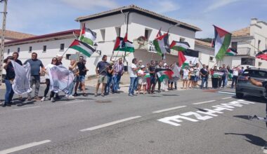 Navarra protesta contra el genocidio en Gaza