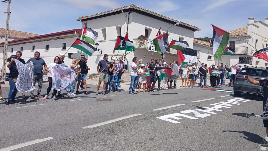 Navarra protesta contra el genocidio en Gaza