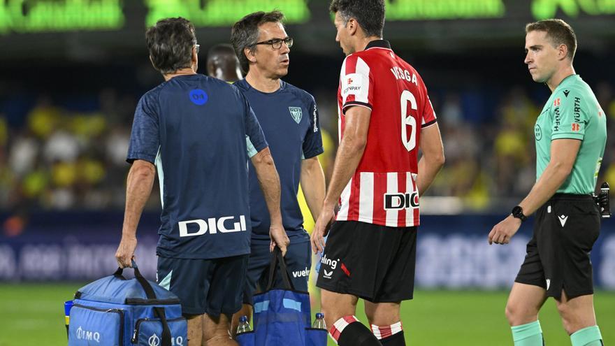 Siguen los problemas en la medular del Athletic: Vesga, lesionado