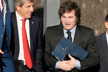 El presidente argentino Javier Milei,