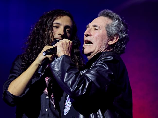 SEVILLE, SPAIN - SEPTEMBER 10: Arge Bogota and Miguel Rios perform on stage during the Latin GRAMMY® Celebrates: The Music of Andalusia, A Tribute to the Region's Musical Legacy on September 10, 2025 in Seville, Spain. (Photo by Fran Santiago/Getty Images for The Latin Recording Academy)