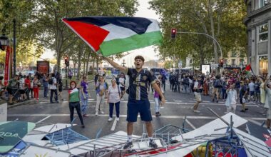 La protesta cívica contra el genocidio en Gaza logra cancelar el final de La Vuelta Ciclista a España