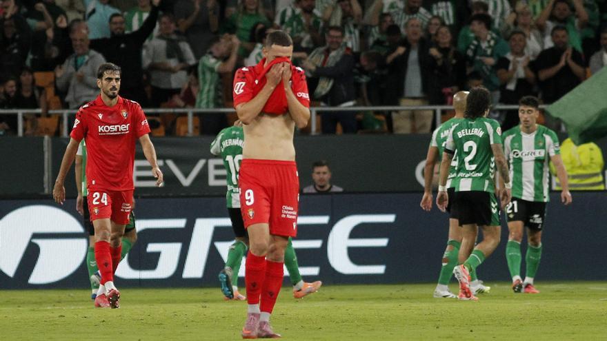 Osasuna firma su sentencia ante el Betis