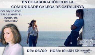 Coloquio de la directora de cine Carla Simón en colaboración con la Comunidad Gallega de Catalunya - Xunta de Galicia