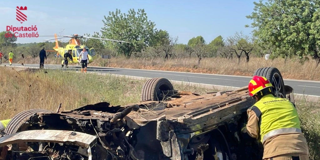 Un muerto y cinco heridos en un accidente de tráfico en Castellón