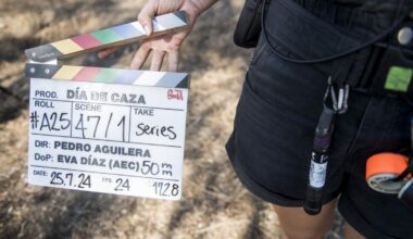 Rodaje de 'Día de caza'.