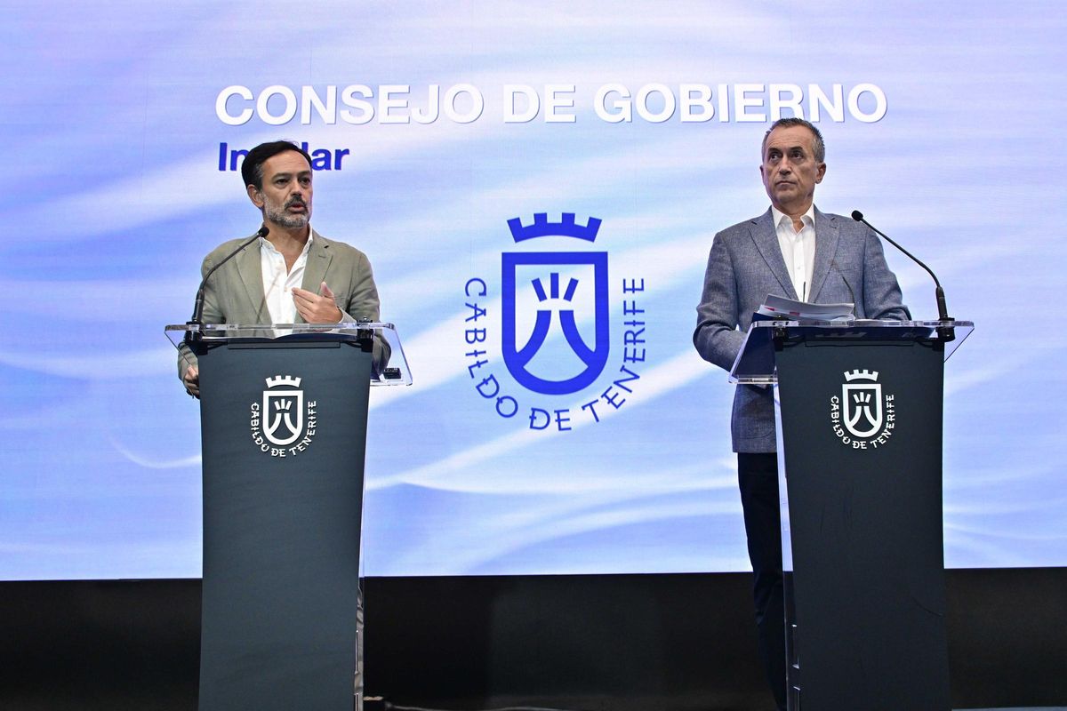 Lope Afonso (i) y José Miguel Ruano, ayer.