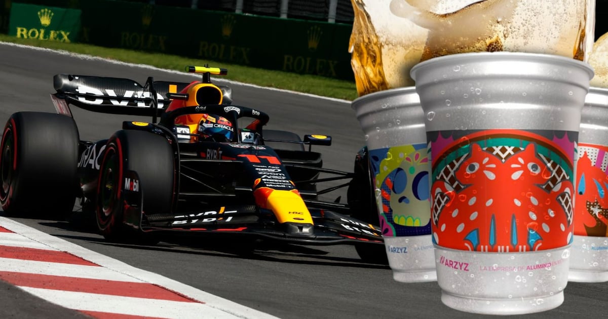 Fans gastan 30 mil pesos por día en ‘chela’ y llevan el vaso reusable como recuerdito del GP de México – El Financiero
