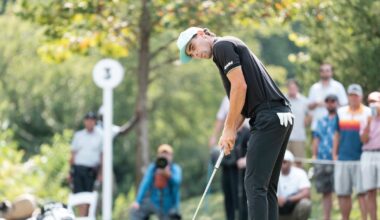 Joaquín Niemann cumple una impecable ronda que lo ilusiona con los primeros puestos del BMW PGA Championship
