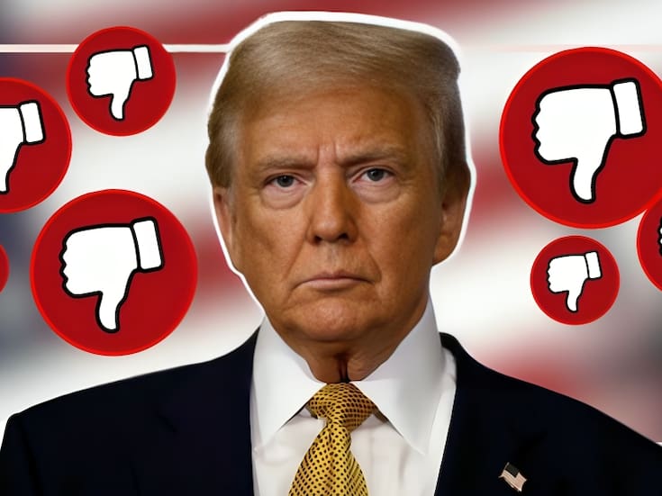 Encuesta revela baja aprobación de Trump y amplio apoyo a las vacunas