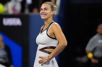 La tenista bielorrusa Aryna Sabalenka