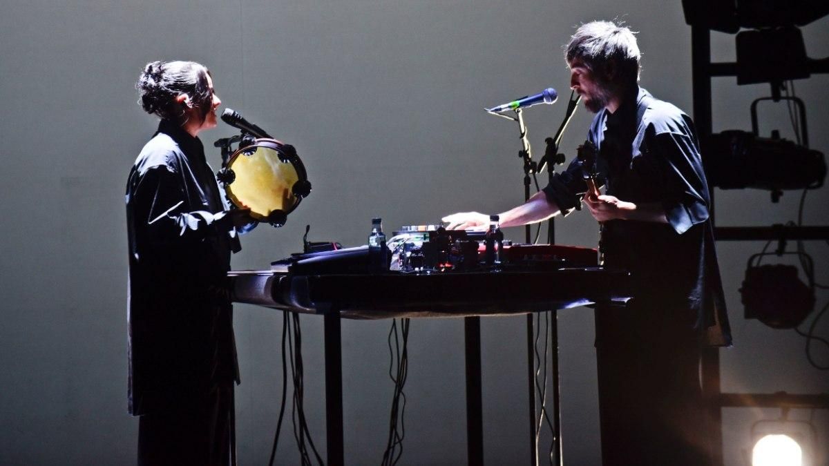 Gala i Ovidio en su concierto de A Coruña.