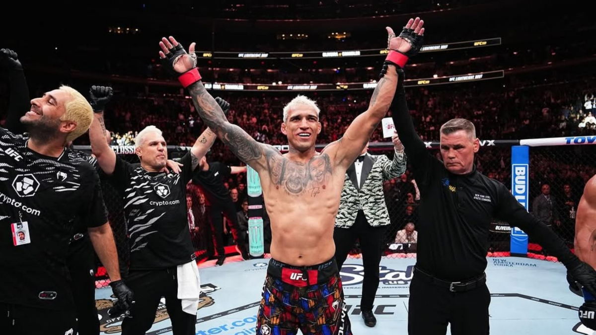 Charles Oliveira se queda sin rival para octubre y ataca a todo el peso ligero