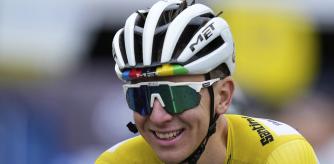 Pogacar ha  recuperado la sonrisa