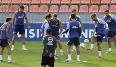El Atlético confirma cuatro bajas y dos regresos, para la cita de Mallorca