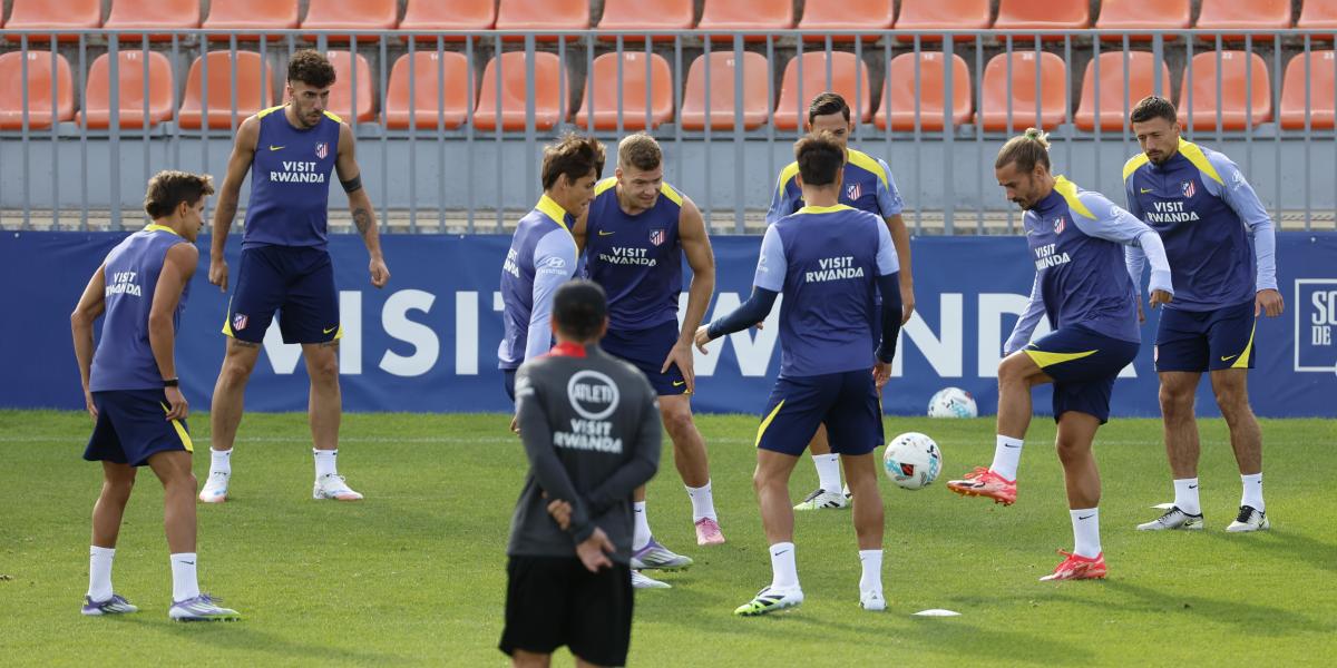 El Atlético confirma cuatro bajas y dos regresos, para la cita de Mallorca