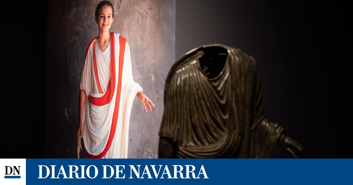 Expertos insisten en que la escultura del ‘Togado de Pompelo’ representa en realidad a una niña romana