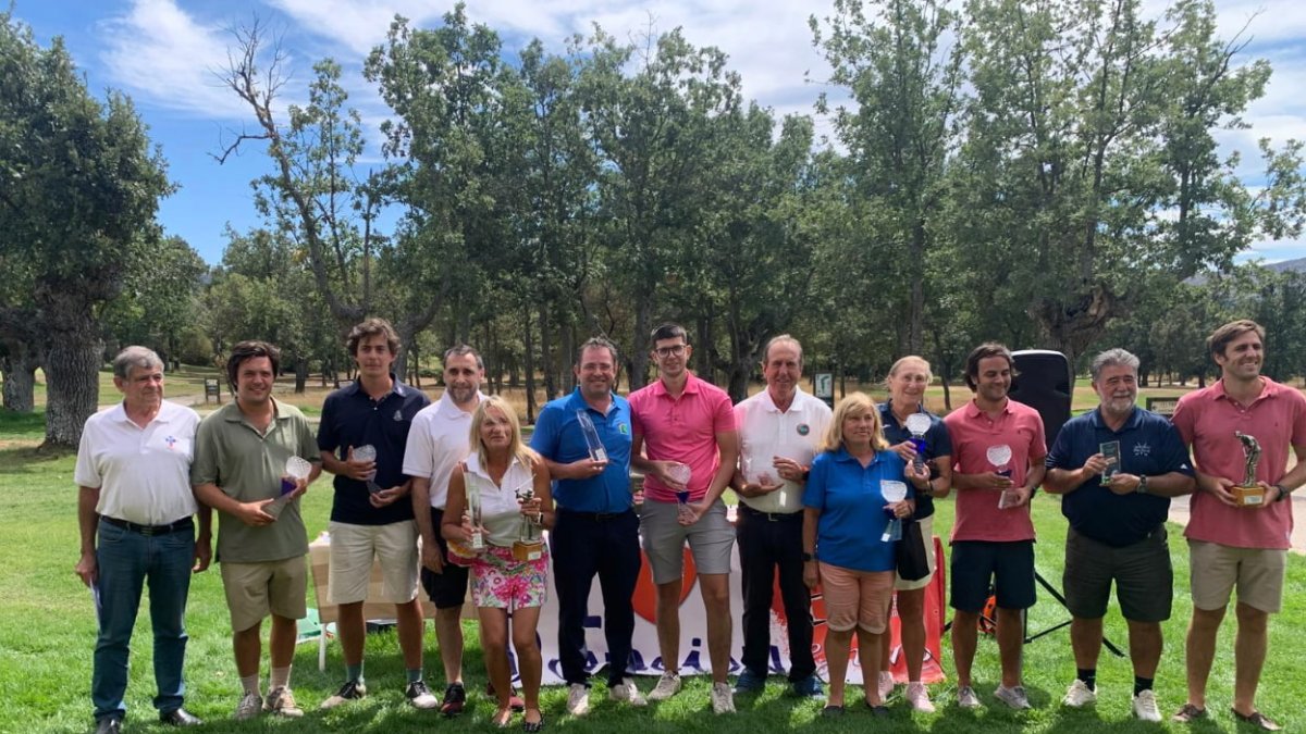 Los mejores clasificados en el torneo celebrado en el campo de Pedrajas.