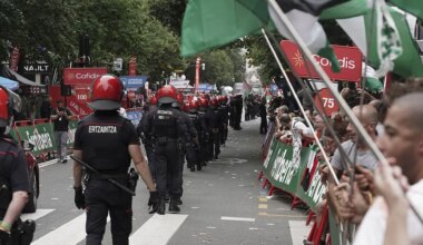 amplio dispositivo policial para evitar incidentes con las protestas propalestinas